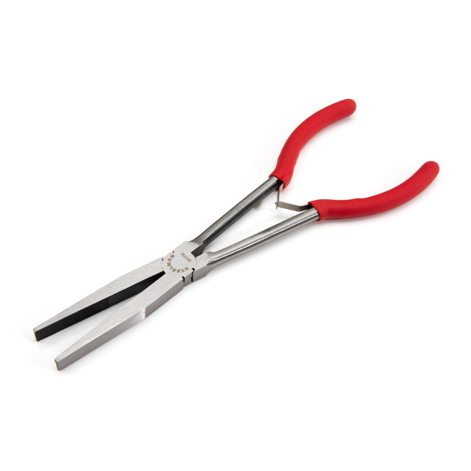 STEELMAN 11-Inch Extra-Long Reach Flat Duckbill Nose Pliers, Model# 301735
